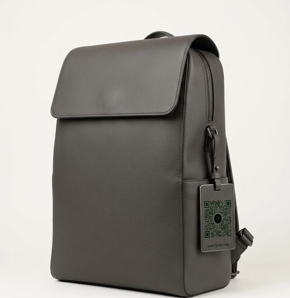 Luxury minimalist backpack